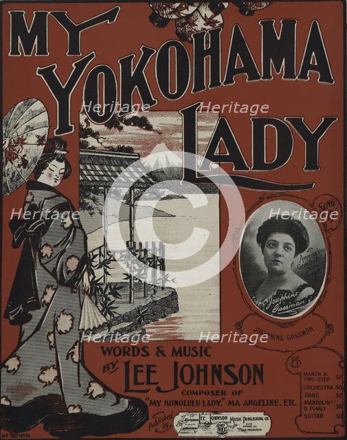 'My Yokohama lady', 1901. Creator: Unknown.