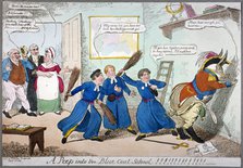 'A peep into the Blue Coat School!!!!!!!!!', 1815.                                 Artist: Anon
