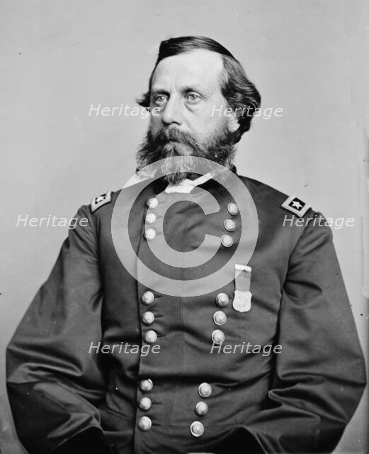 General Orlando Bolivar Willcox, US Army, between 1855 and 1865. Creator: Unknown.