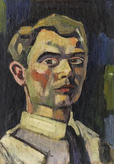 Self-portrait, 1929. Creator: Macke, Helmuth (1891-1936).