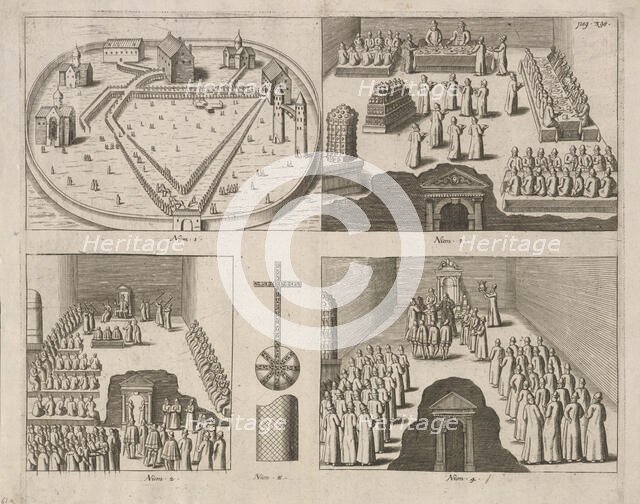 Audience at the Russian Czar, Moscow. Published by Jacob Ulfeldt, 1578. Creator: Anonymous.