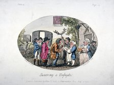 'Swearing at Highgate', 1796.      Artist: Isaac Cruikshank