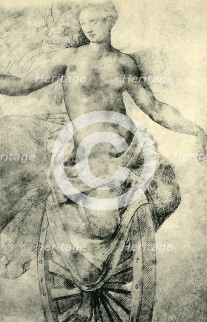 The goddess Fortuna, late 16th-early 17th century, (1943). Creator: Alessandro Allori.