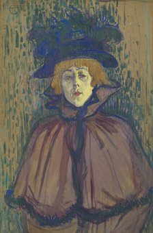 Jane Avril, c1891-92. Creator: Henri de Toulouse-Lautrec.