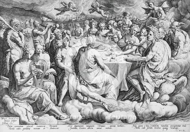 The Wedding Feast of Peleus and Thetis, 1589. Creator: Jacques de Gheyn II.