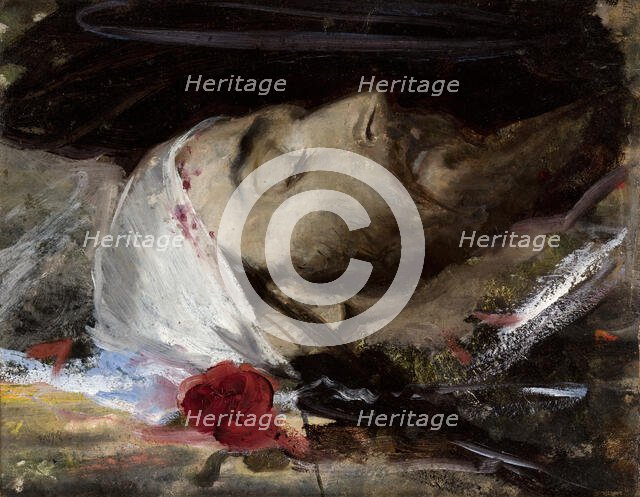 Head of Christ, between 1878-1882. Creator: Leon Wyczolkowski.