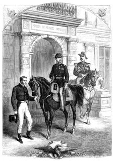 The Prince Imperial and his governor, 1870. Creator: Unknown.