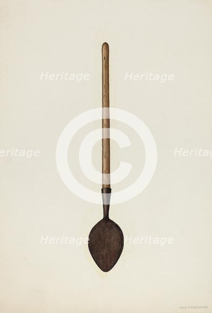 Turpentine Dip Iron, c. 1940. Creator: Fred Hassebrock.