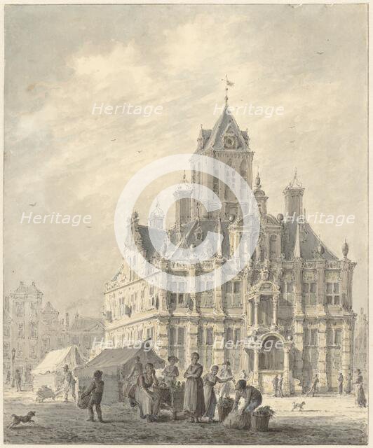 The town hall of Delft, 1780-1836. Creator: Johannes Jelgerhuis.