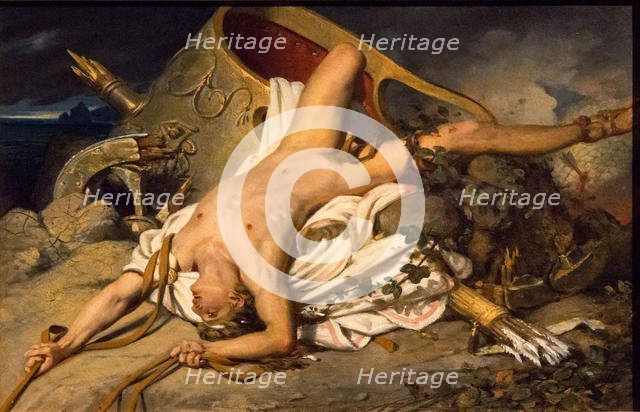 The Death of Hippolytus, 1825. Creator: Court, Joseph-Désiré (1797-1865).