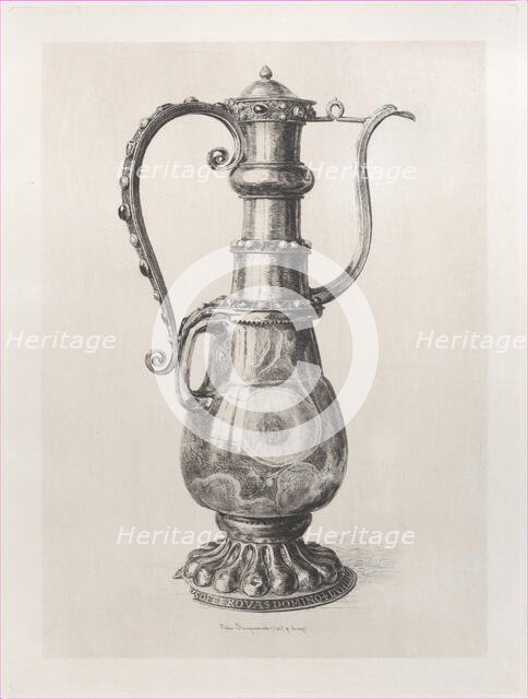 Antique Sardonyx Vase, 1864. Creator: Jules-Ferdinand Jacquemart.