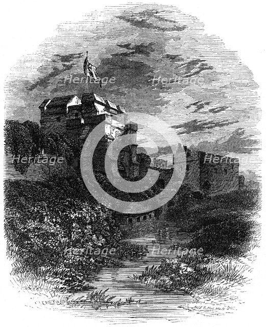 Carlisle Castle, Carlisle, Cumbria, 19th century.Artist: Bale & Hulman