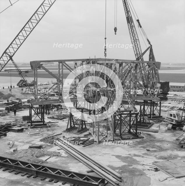 Heathrow Airport, BEA Servicing Hangar, Heathrow, Hillingdon, London, 07/04/1970. Creator: John Laing plc.
