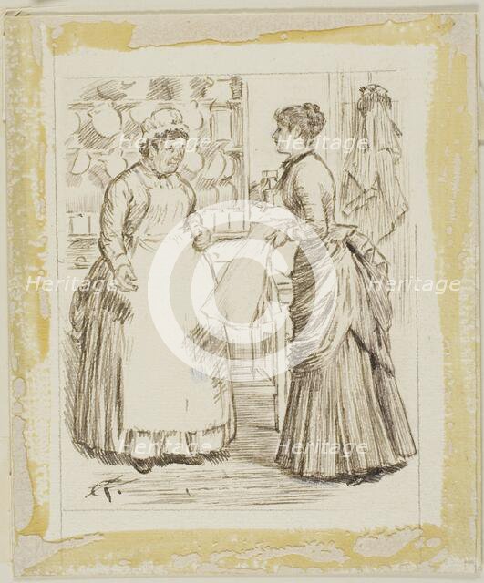 In the Kitchen, n.d. Creator: Charles Samuel Keene.