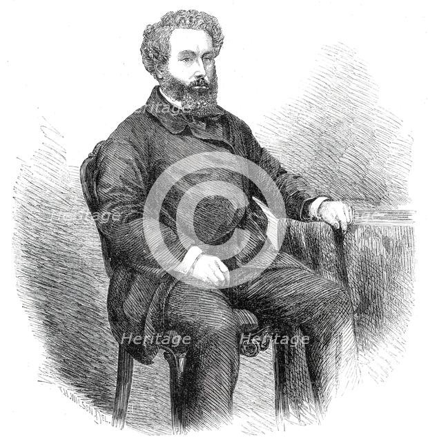 Mr. James Hodges, the builder of the Victoria Bridge over the St. Lawrence, 1860. Creator: Unknown.