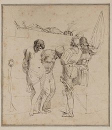 Banditti with Prisoners and Skeleton, c1772. Creator: John Hamilton Mortimer.