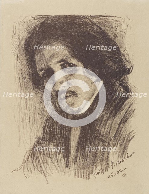 Portrait of the painter Filipp Andreevich Malyavin (1869-1940).