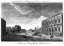 Privy Garden Westminster, London, 18th century. Artist: Unknown