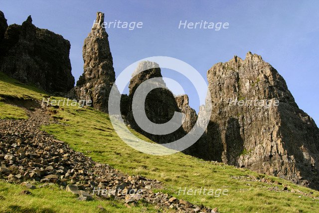 Quiraing, Isle of Skye, Highland, Scotland.