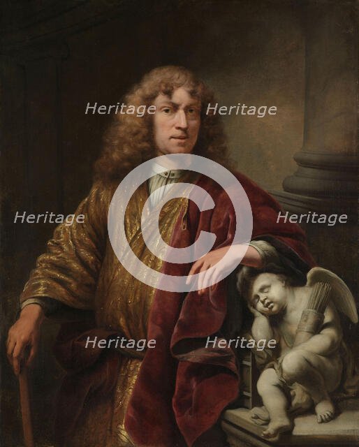 Self-Portrait, ca 1669. Creator: Bol, Ferdinand (1616-1680).