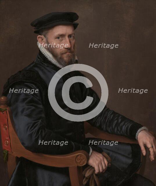 Portraits of Sir Thomas Gresham and Anne Fernely, c.1560-c.1565. Creator: Antonis Mor.