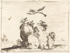 Crane Flying, 1628. Creator: Jacques Callot.