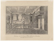 Interior of the Czar Peter House in Zaandam, 1697, Mid of the 19th century. Artist: Anonymous  