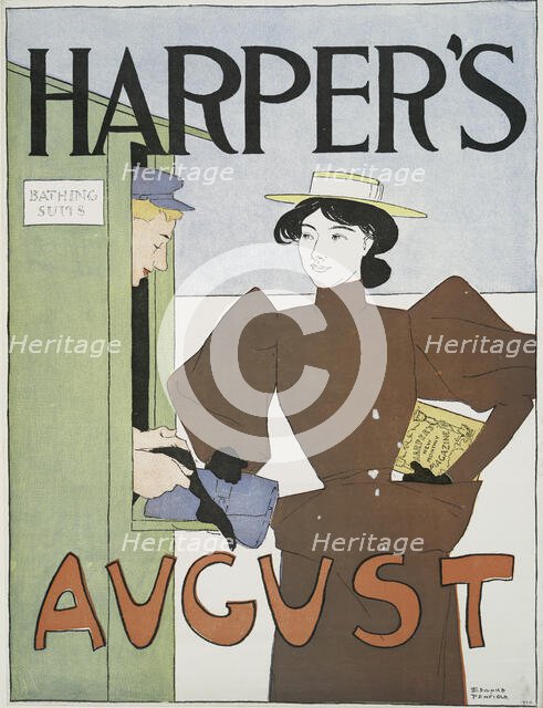 Harper's August, c1896. Creator: Edward Penfield.