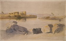 Philae, Egypt, 1854. Artist: Edward Lear.
