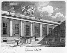 Grocers' Hall, City of London, 1811.Artist: Sands