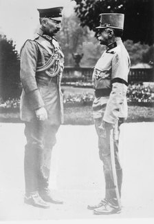 Kaiser & Gen. Von Hotzendorf, between 1914 and c1915. Creator: Bain News Service.