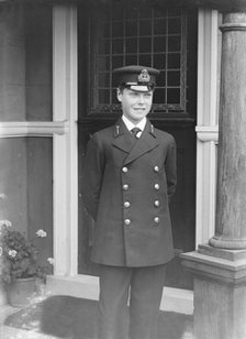 Prince Edward at the Royal Naval College, Osborne, Isle of Wight, c1909.  Creator: Kirk & Sons of Cowes.