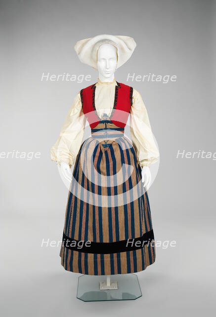 Ensemble, Norwegian, third quarter 19th century. Creator: Unknown.