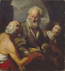 Saint Peter healing a paralytic. Artist: Strozzi, Bernardo (1581-1644)