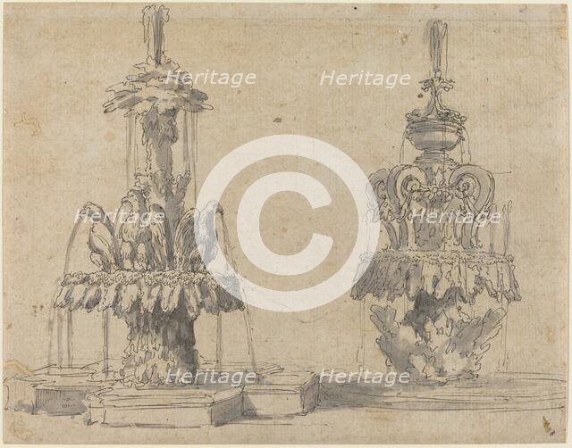 Two Fountains. Creator: Unknown.