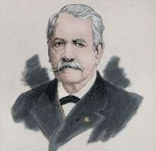 Ferdinand de Lesseps, French diplomat and entrepreneur, 1894.  Creator: Unknown.