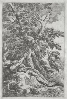 St. William the Hermit, c. 1662. Creator: Salvator Rosa (Italian, 1615-1673).
