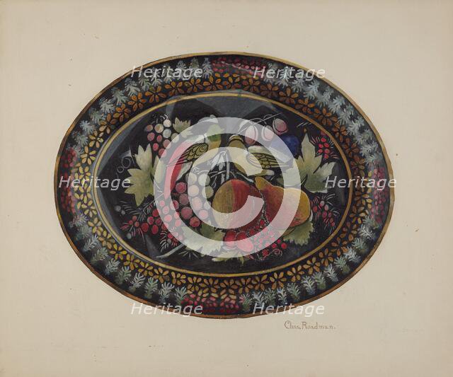 Tray, c. 1940. Creator: Charles Roadman.