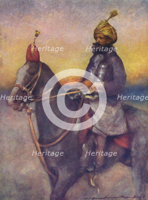 'In the Retainers' Procession', 1903. Artist: Mortimer L Menpes.