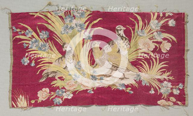 Silk Fragment, before 1779. Creator: Philippe de Lasalle (French, 1723-1805).