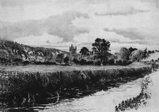 Amersham and the River Misbourne, 1904.  Artist: William Monk.