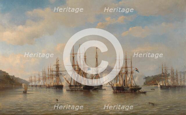 Dutch, English, French and American Squadrons in Japanese Waters during the Expedition led by the Fr Creator: Jacoba van Heemskerck van Beest.