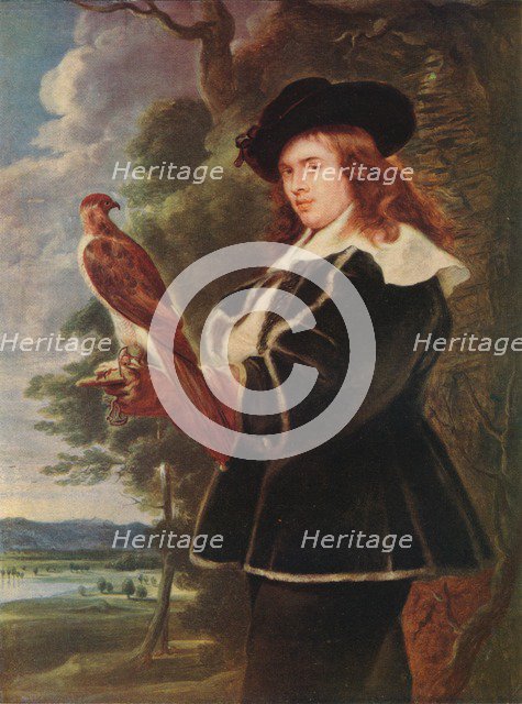 'A Young Man with a Falcon', c1630. Artist: Jan Boeckhorst.