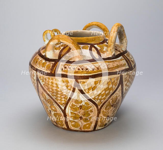 Jar, Abbasid Caliphate (750-1258), 9th century. Creator: Unknown.