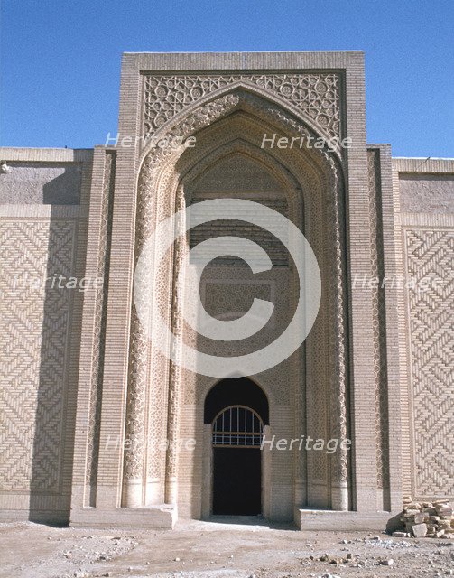 Facade of the Abbasid Palace, Baghdad, Iraq, 1977.