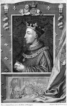 Henry V, King of England.Artist: George Vertue