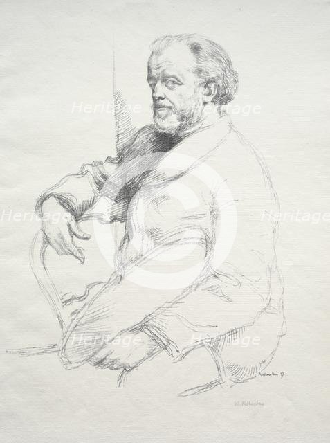 Henri Fantin-Latour, 1897. Creator: William Rothenstein (British, 1872-1945).