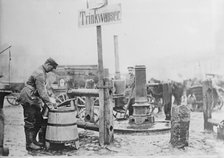 German Sanitary sign near Lodz, between 1914 and c1915. Creator: Bain News Service.