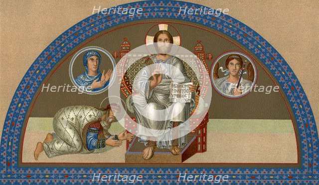 'The Enthroned Christ', (1902). Artist: Unknown