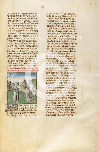 The Vision of Esdras; Miroir Historial, about 1475. Creator: Unknown.